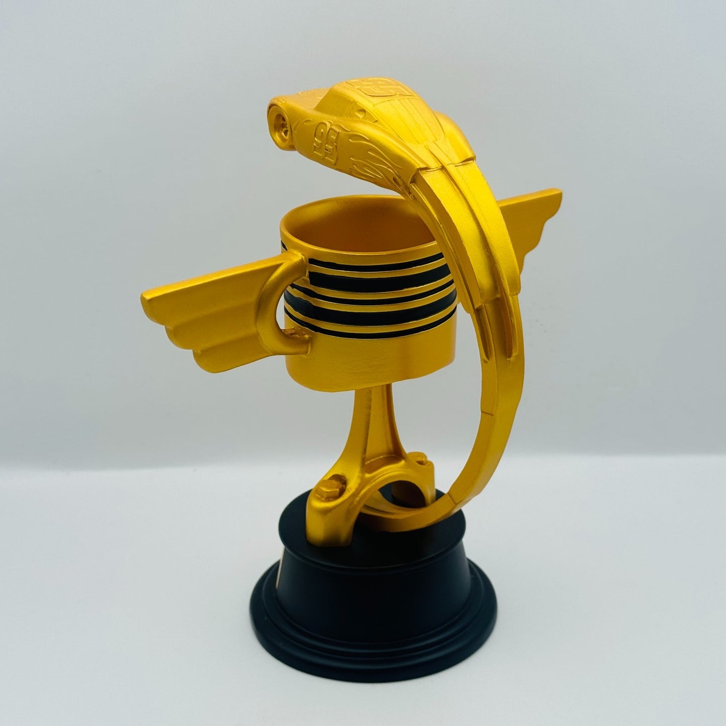 Disney Pixar Cars CERAMIC MCQUEEN PISTON CUP CHAMPION TROPHY CARS LAND EXCLUSIVE