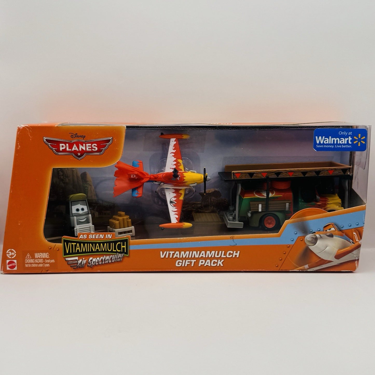 Disney Planes & Pixar Cars - VITAMINAMULCH GIFT PACK SPARKY, CHUG - 1:55 Diecast