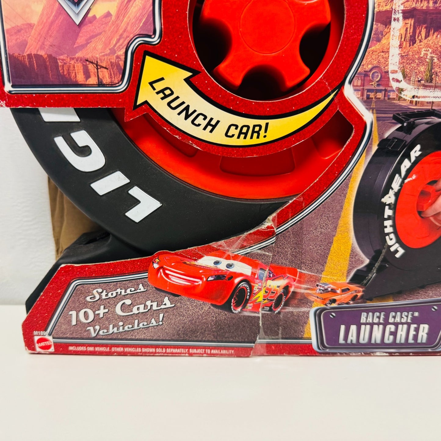 Disney Pixar Cars - RACE CASE LAUNCHER *NO CAR* 2008 Carry Case - 1:55 Scale