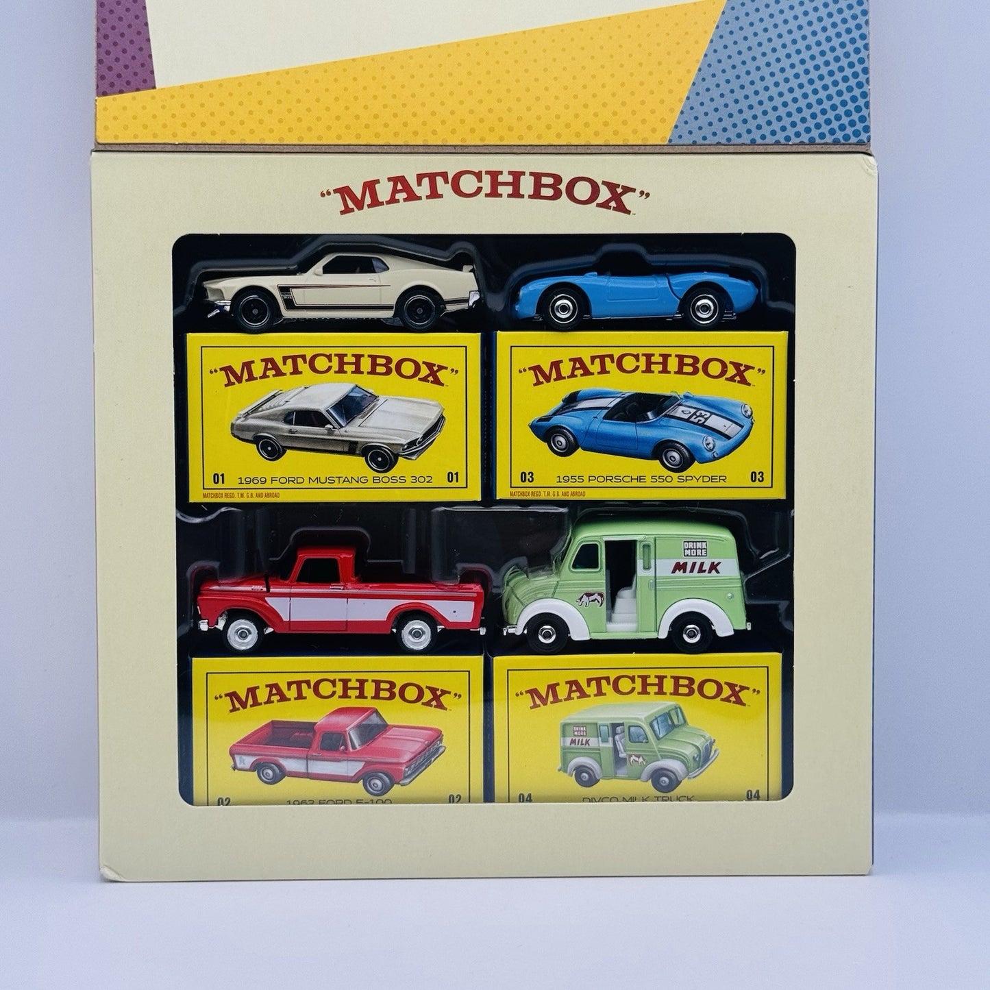 Matchbox Replay the Classics Gift Pack 2025 Ford Divco Porsche FSB 1:64 Diecast