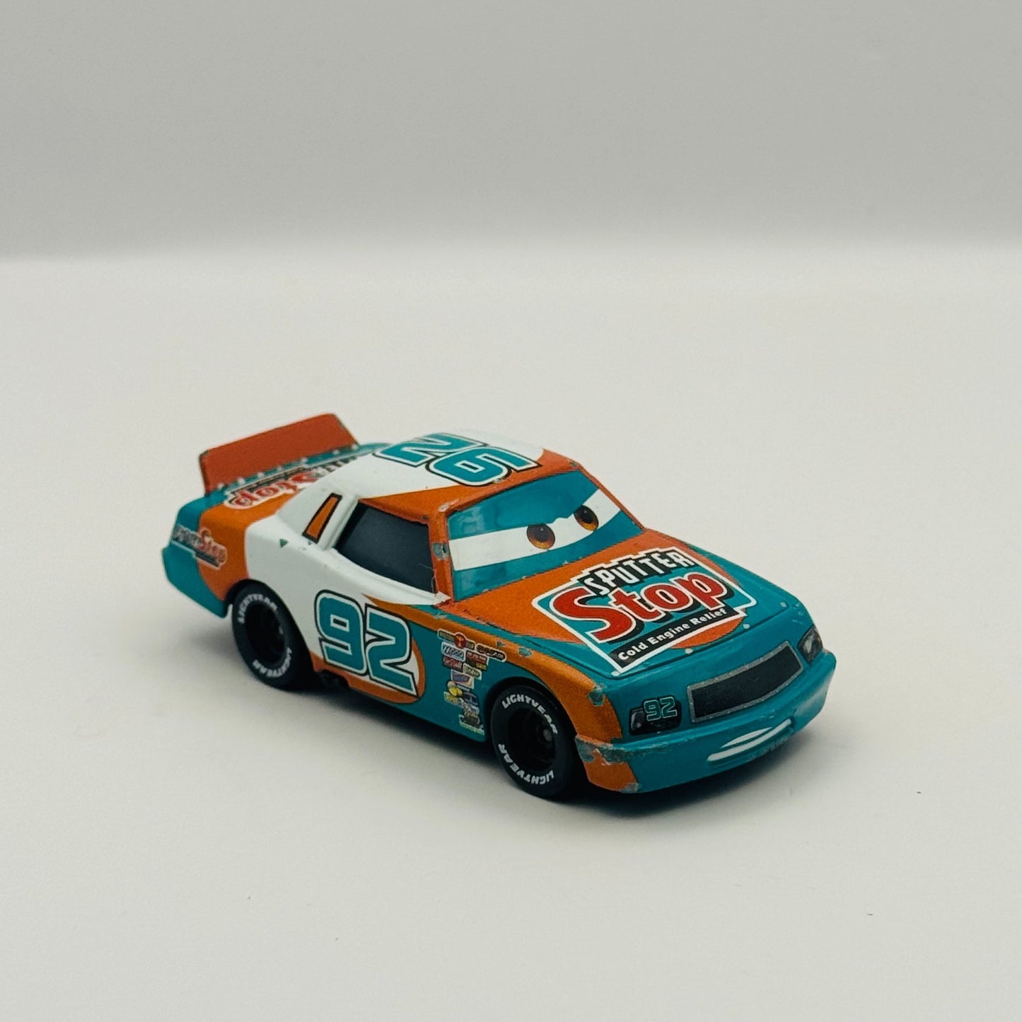 Disney Pixar Cars - SPUTTER STOP MURRAY CLUTCHBURN Piston Cup 2017- 1:55 Diecast