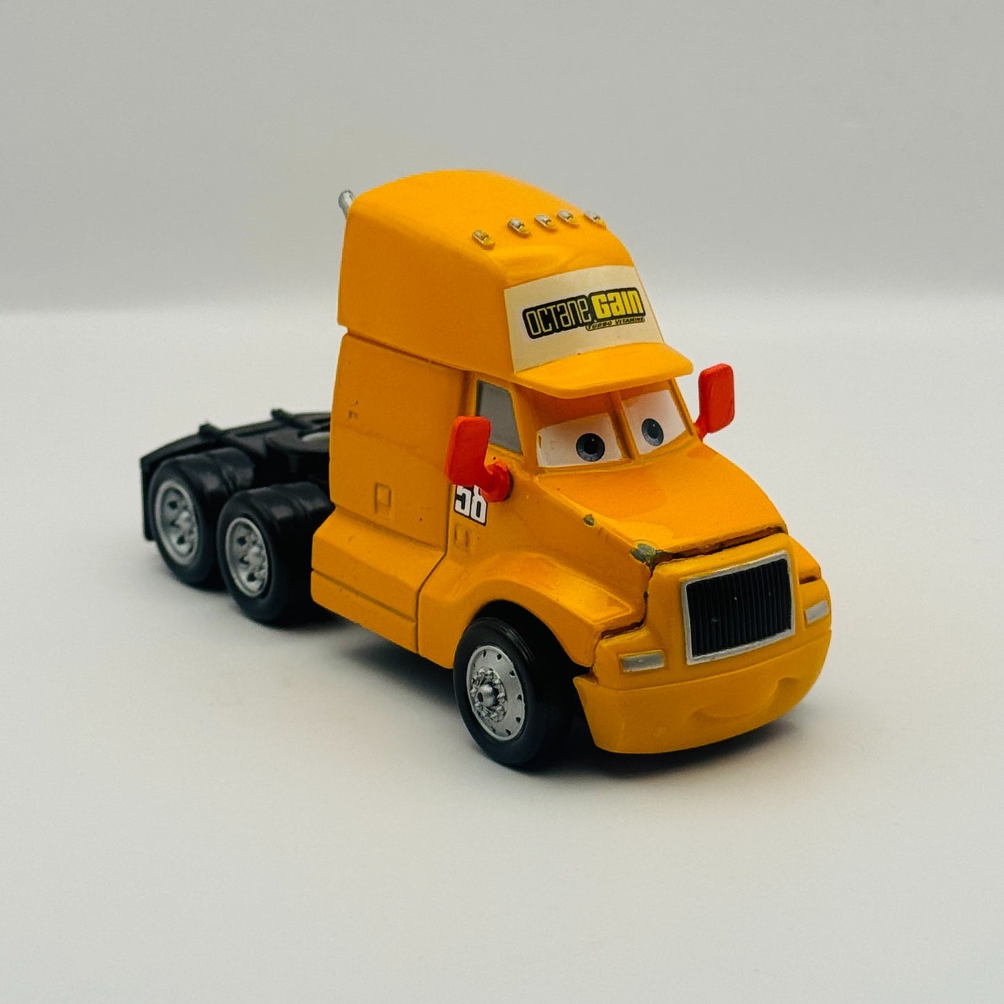 Disney Pixar Cars - OCTANE GAIN HAULER CAB SEMI *Glued Mirrors* - 1:55 Diecast
