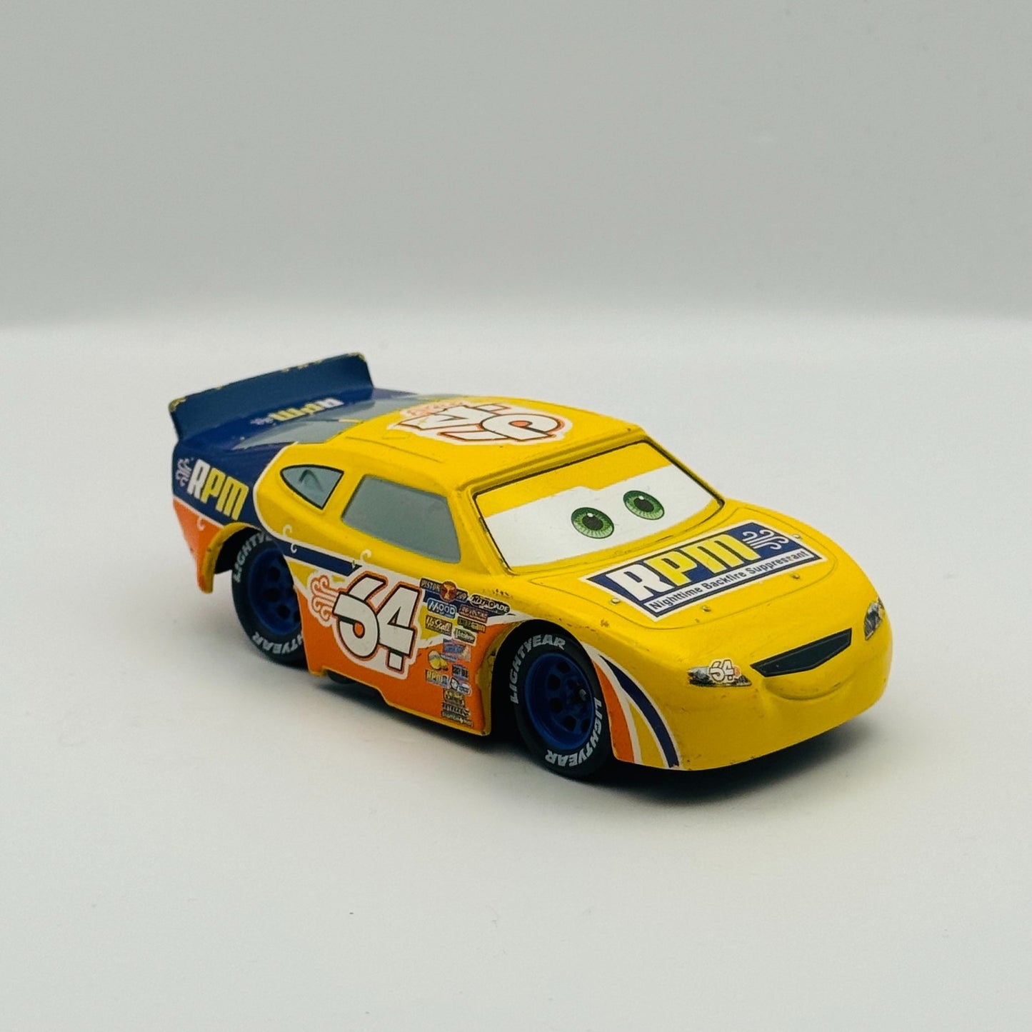 Disney Pixar Cars - RPM WINFORD BRADFORD RUTHERFORD Disney Store - 1:43 Diecast