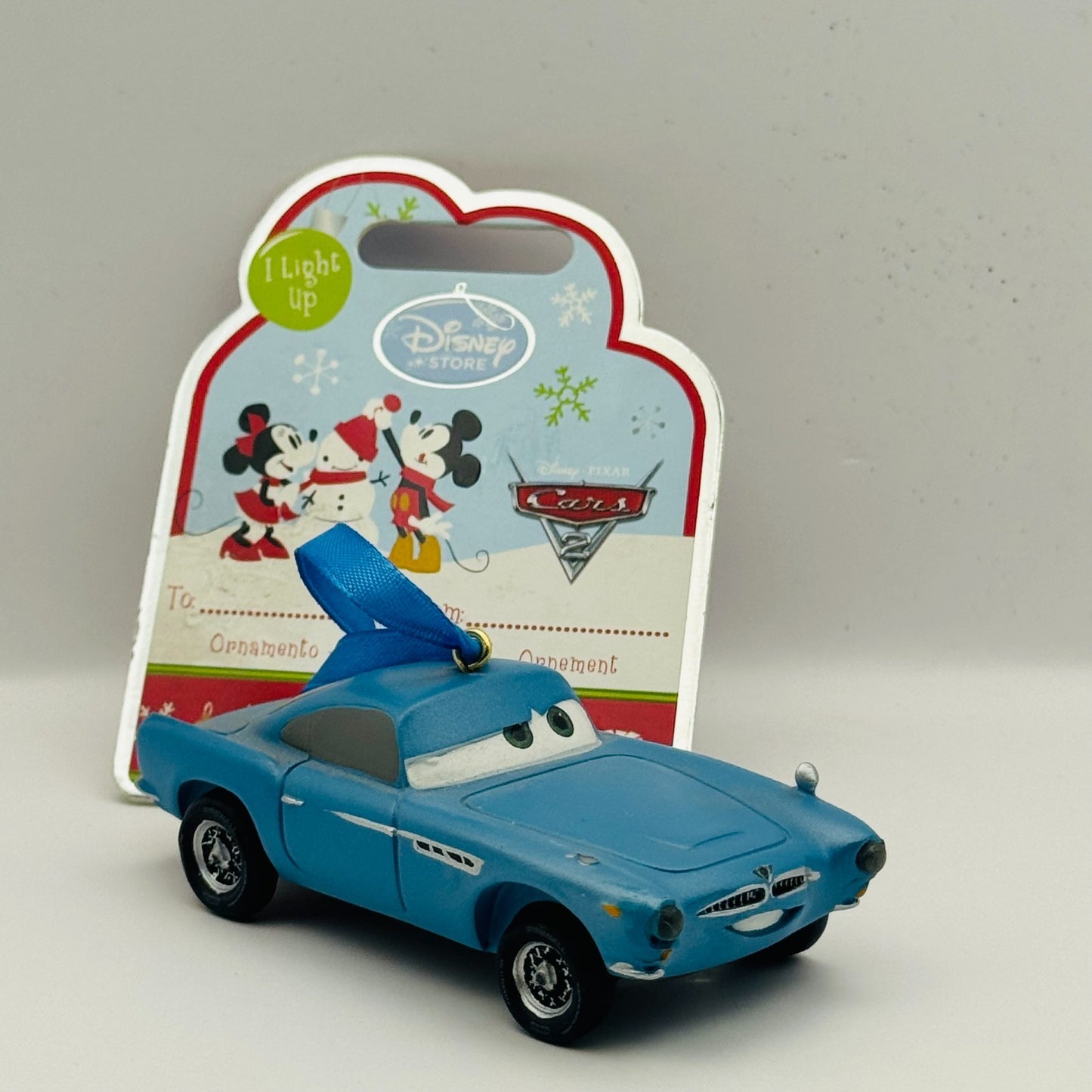 Disney Pixar Cars - FINN MCMISSILE ORNAMET Disney Store *Broken Mirror* - 2011