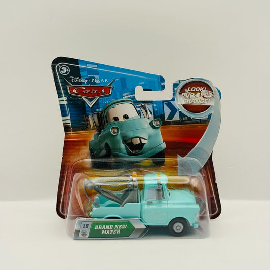 Disney Pixar Cars - LENTICULAR BRAND NEW MATER Eyes Short Card - 1:55 Diecast