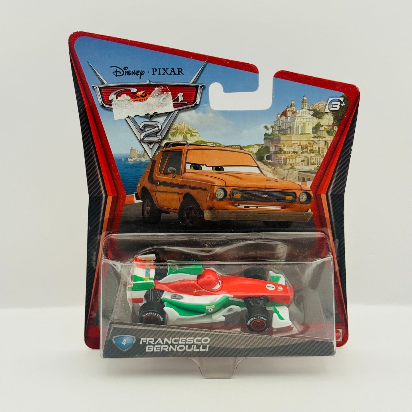 Disney Pixar Cars - FRANCESCO ON GREM CARD ERROR 2011 - 1:55 Diecast