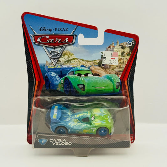 Disney Pixar Cars - CARLA VELOSO (BRAZIL #8) Cars 2 2011 - 1:55 Diecast