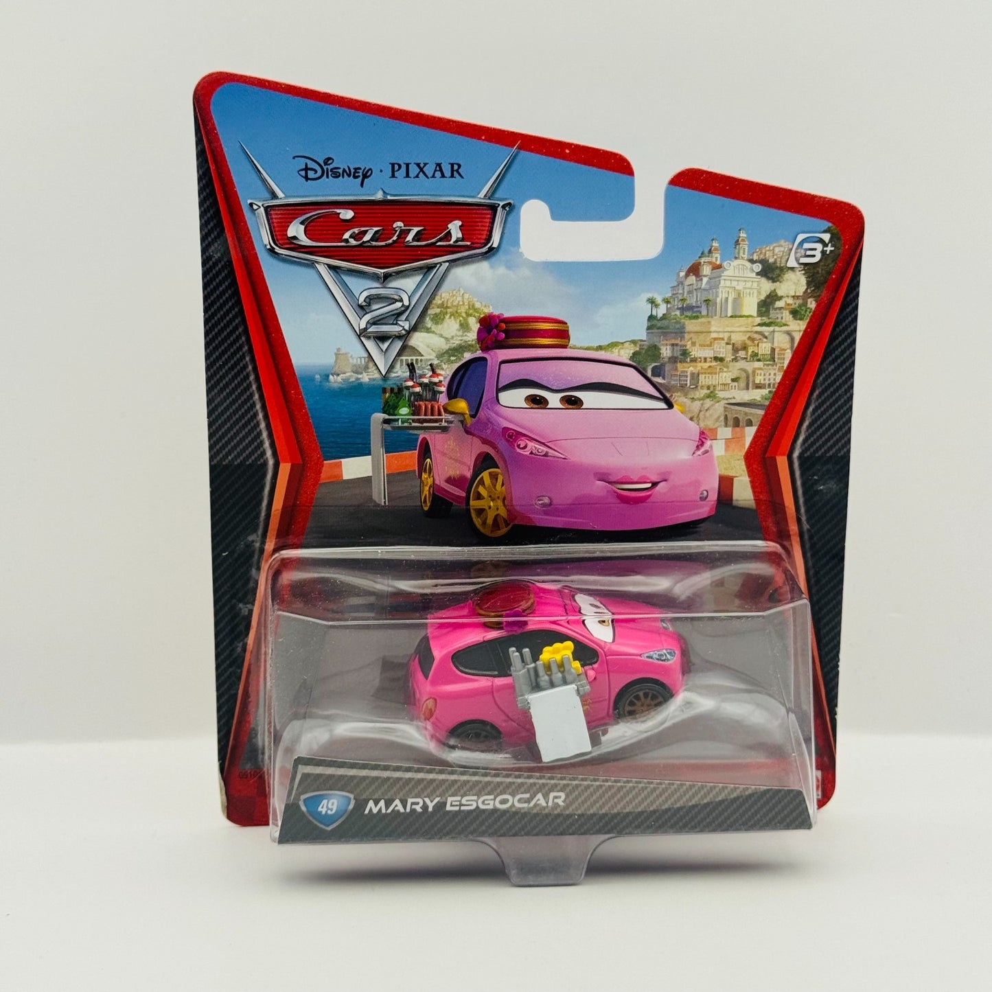Disney Pixar Cars - MARY ESGOCAR Cars 2 2012 - 1:55 Diecast