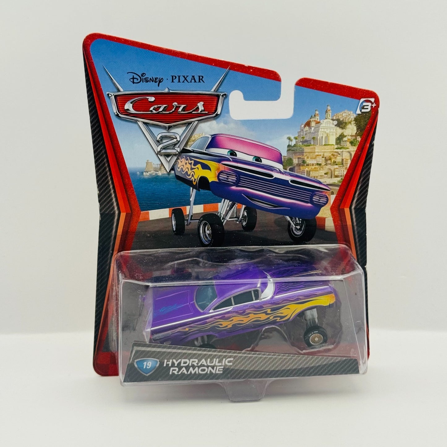Disney Pixar Cars - PURPLE HYDRAULIC RAMONE Cars 2 2011 - 1:55 Diecast