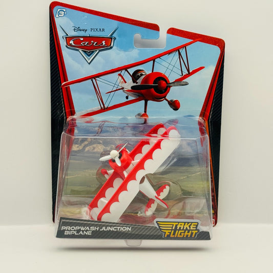 Disney Pixar Cars PROPWASH JUNCTION BIPLANE Take Flight Air Mater 1:55 Diecast