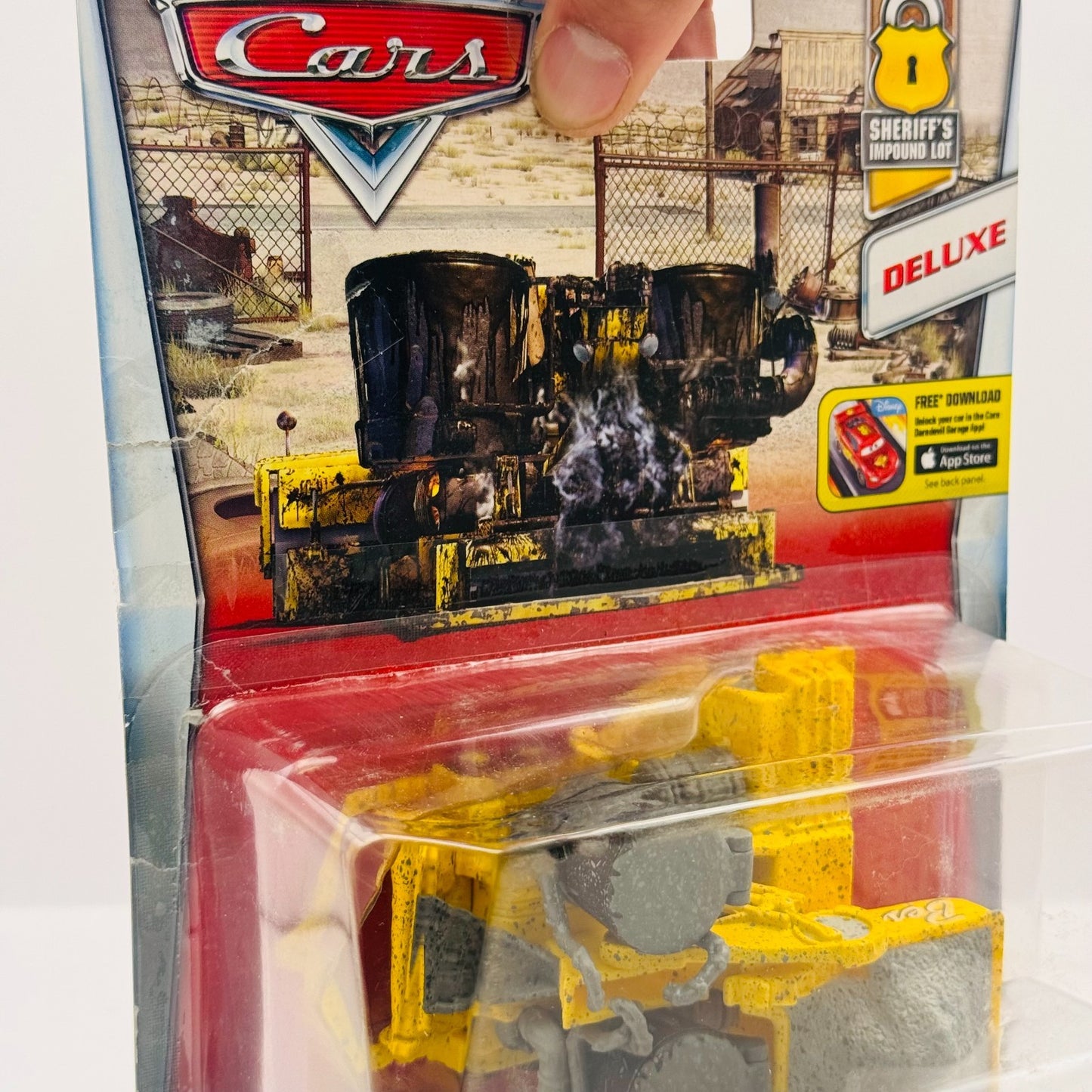 Disney Pixar Cars - BESSIE Deluxe Sheriff's Impound Lot 2016 Taped- 1:55 Diecast