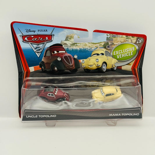 Disney Pixar Cars - MAMA TOPOLINO & UNCLE TOPOLINO Cars 2 2011 - 1:55 Diecast