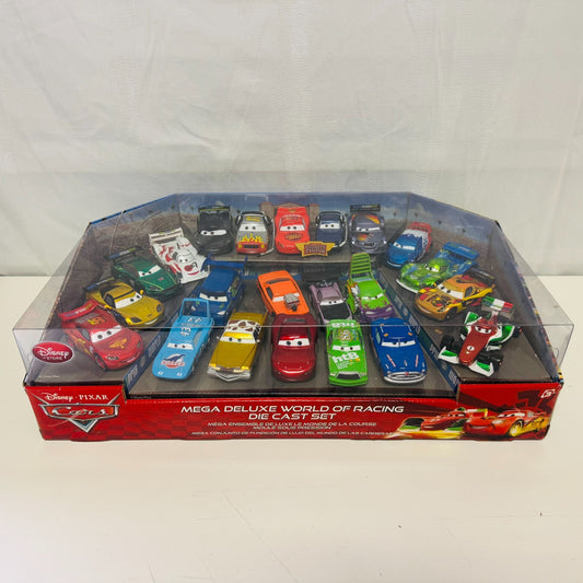 Disney Pixar Cars - MEGA DELUXE WORLD OF RACING SET 20-CAR PACK - 1:43 Diecast