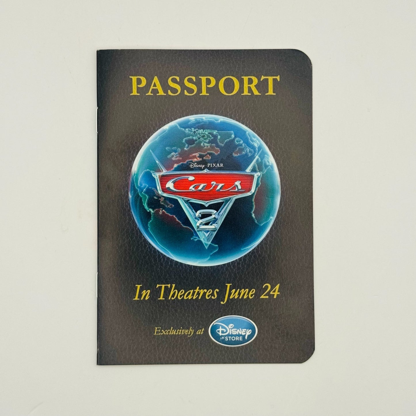 Disney Pixar Cars - CARS 2 PASSPORT PROMOTIONAL BOOKLET - Disney Store 2011