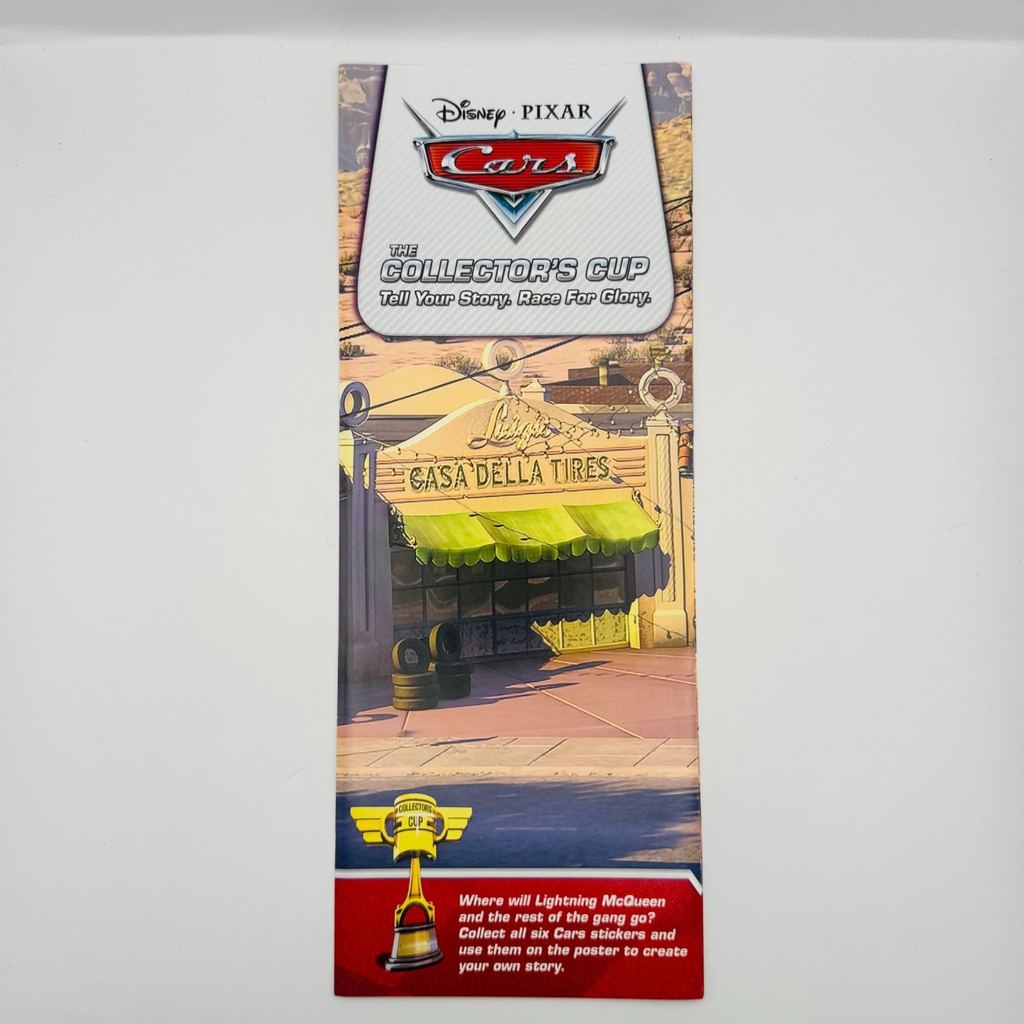 Disney Pixar Cars - THE COLLECTOR'S CUP EXCLUSIVE 1:55 SCALE DIECAST POSTER 2014
