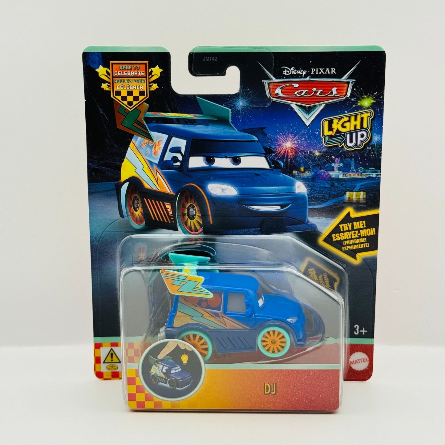 Disney Pixar Cars - RACE TO CELEBRATE LIGHT-UP DJ - 1:55 Scale