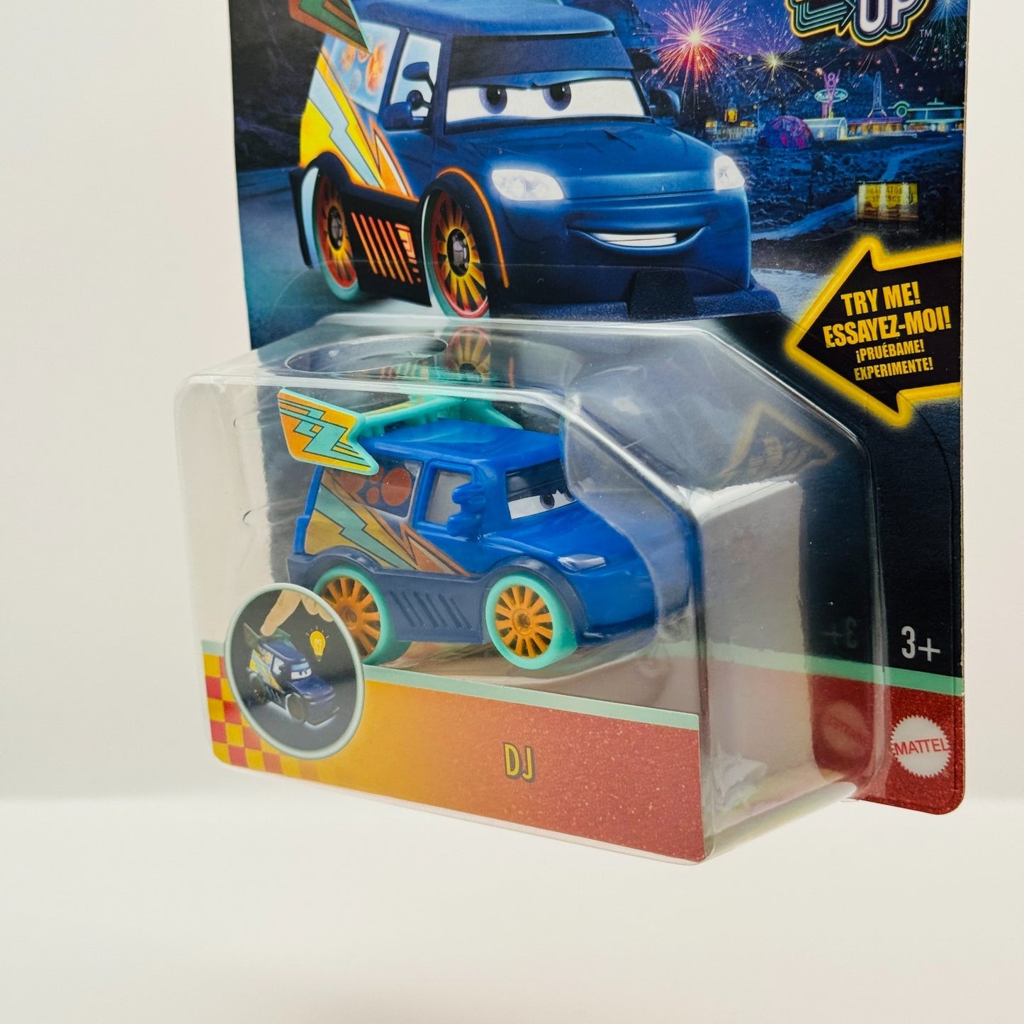 Disney Pixar Cars - RACE TO CELEBRATE LIGHT-UP DJ - 1:55 Scale