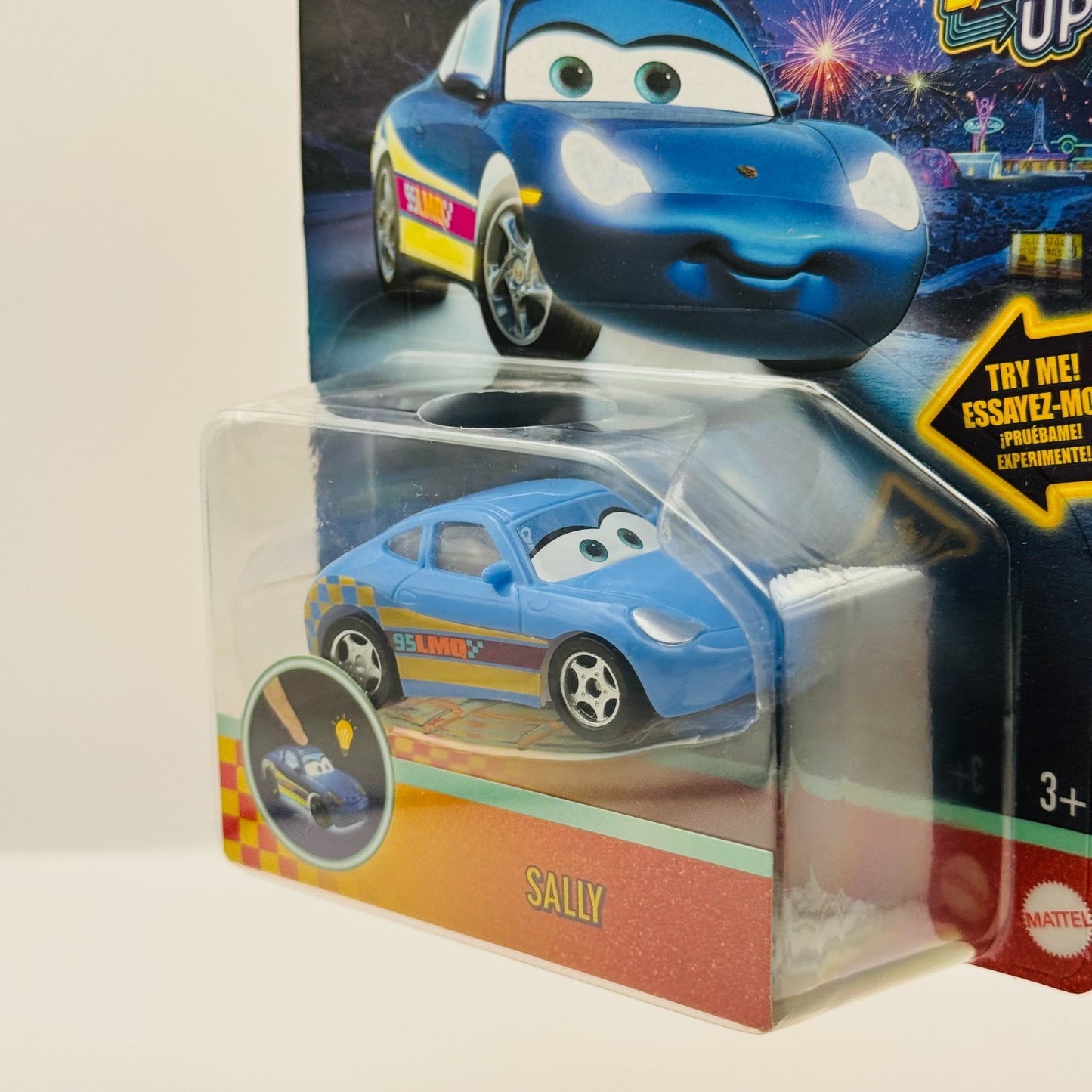 Disney Pixar Cars - RACE TO CELEBRATE LIGHT-UP SALLY - 1:55 Scale