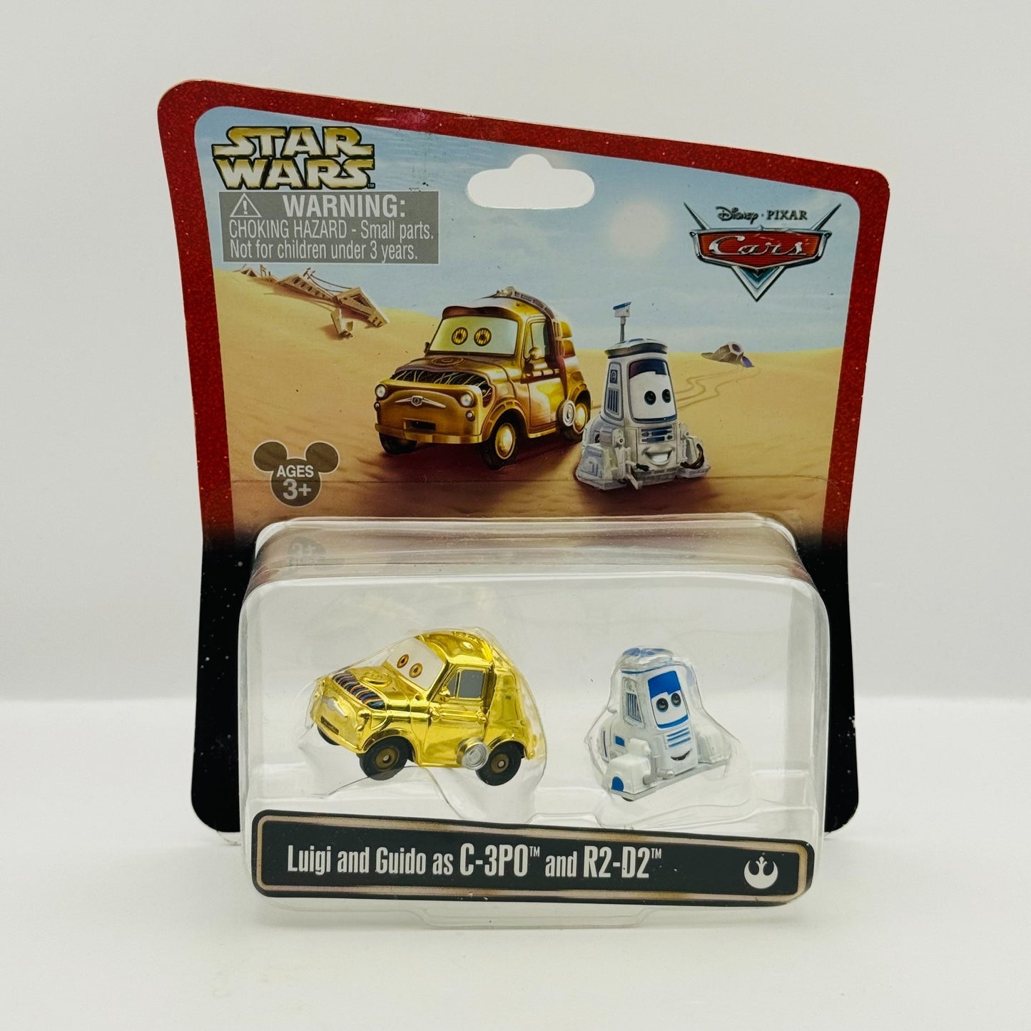 Disney Pixar Cars - STAR WARS LUIGI & GUIDO AS C-3P0 & R2-D2 - 1:55 Diecast