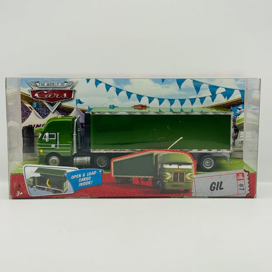 Disney Pixar Cars - GIL HAULER Truck & Trailer 2009 - 1:55 Diecast