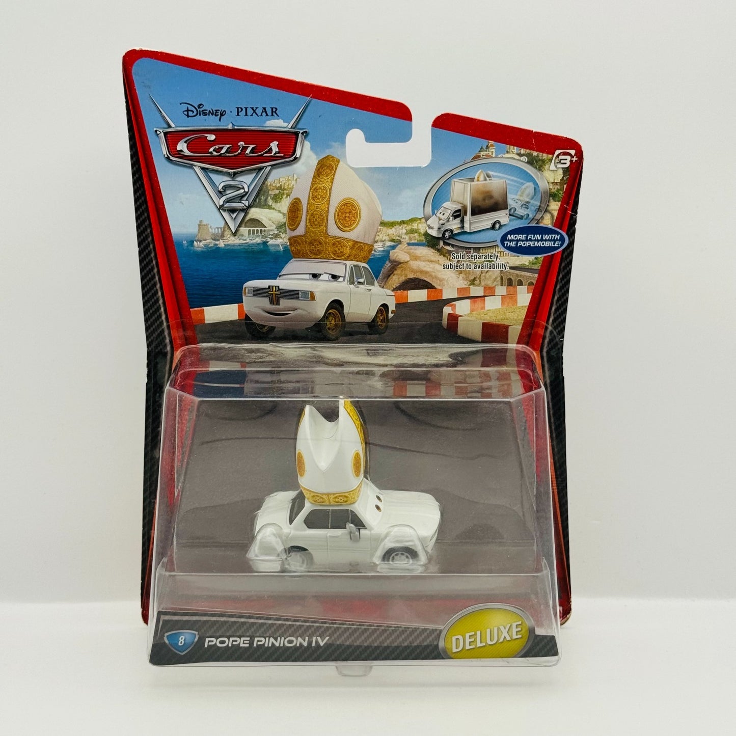 Disney Pixar Cars - POPE PINION IV Deluxe Cars 2 2011 - 1:55 Diecast
