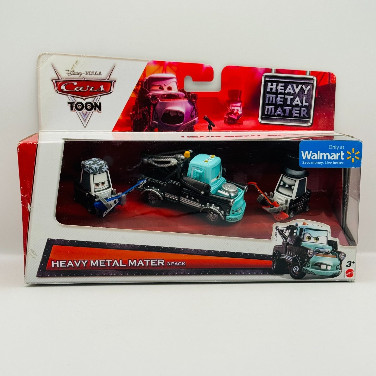 Disney Pixar Cars - HEAVY METAL MATER 3-PACK ROCKY & EDDIE 2013 - 1:55 Diecast