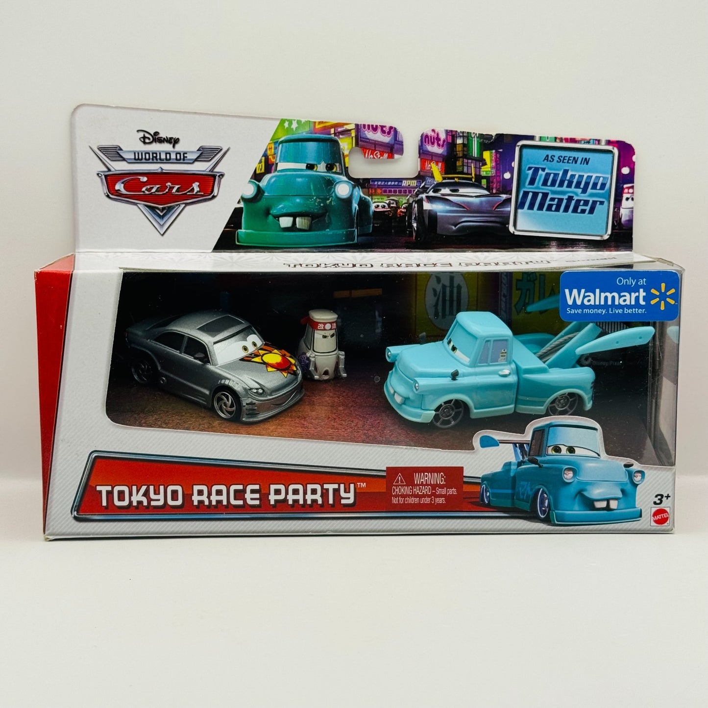 Disney Pixar Cars - TOKYO RACE PARTY 3-PACK TOKYO MATER Deluxe - 1:55 Diecast