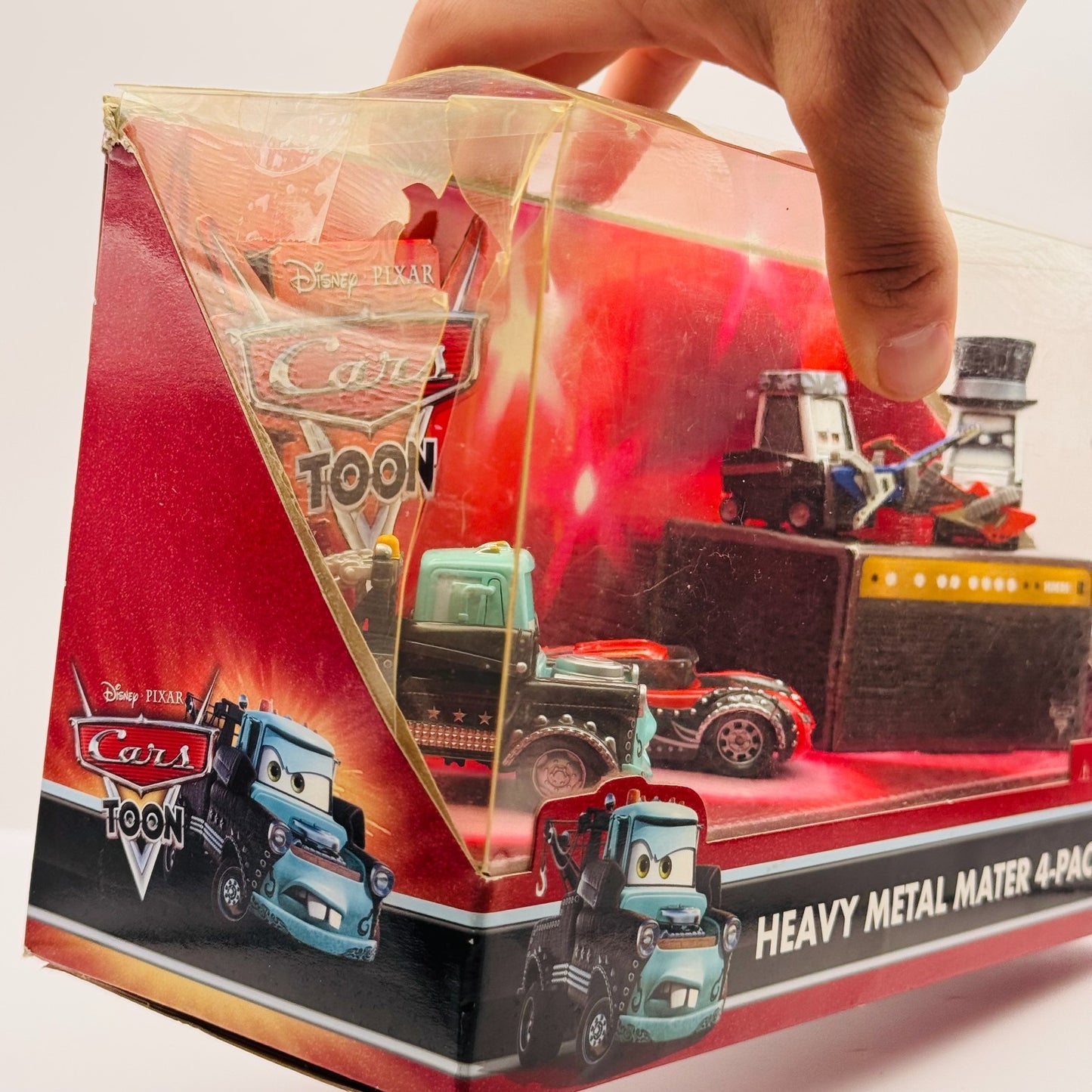 Disney Pixar Cars Toon - HEAVY METAL MATER 4-PK Heavy Metal Mater - 1:55 Diecast