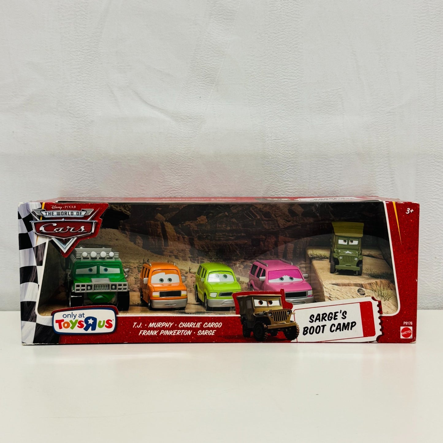 Disney Pixar Cars - SARGE'S BOOT CAMP T.J. FRANK MURPHY CHARLIE - 1:55 Diecast