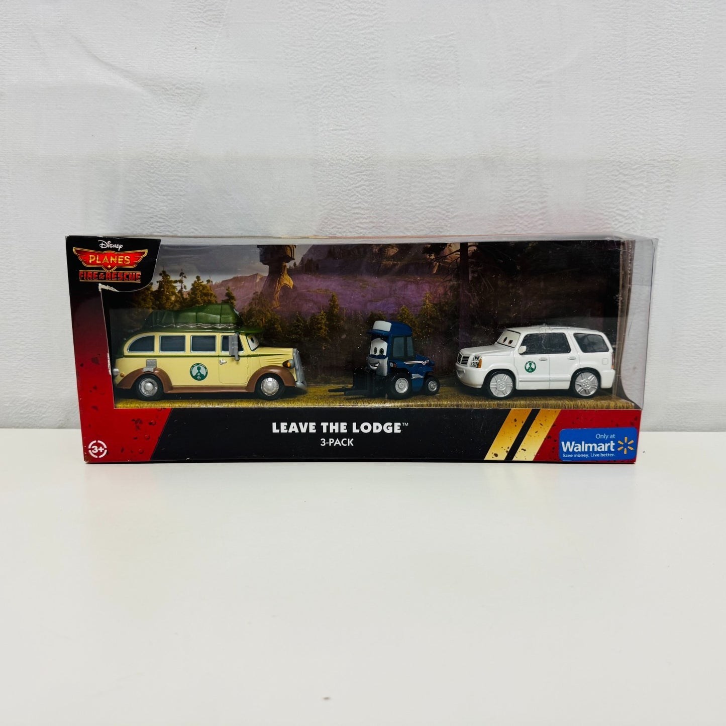 Disney Planes & Pixar Cars - LEAVE THE LODGE CAD SPINNER OL' JAMMER 1:55 Diecast