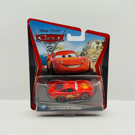 Disney Pixar Cars - HHPC HUDSON HORNET PISTON CUP MCQUEEN Cars 2 - 1:55 Diecast