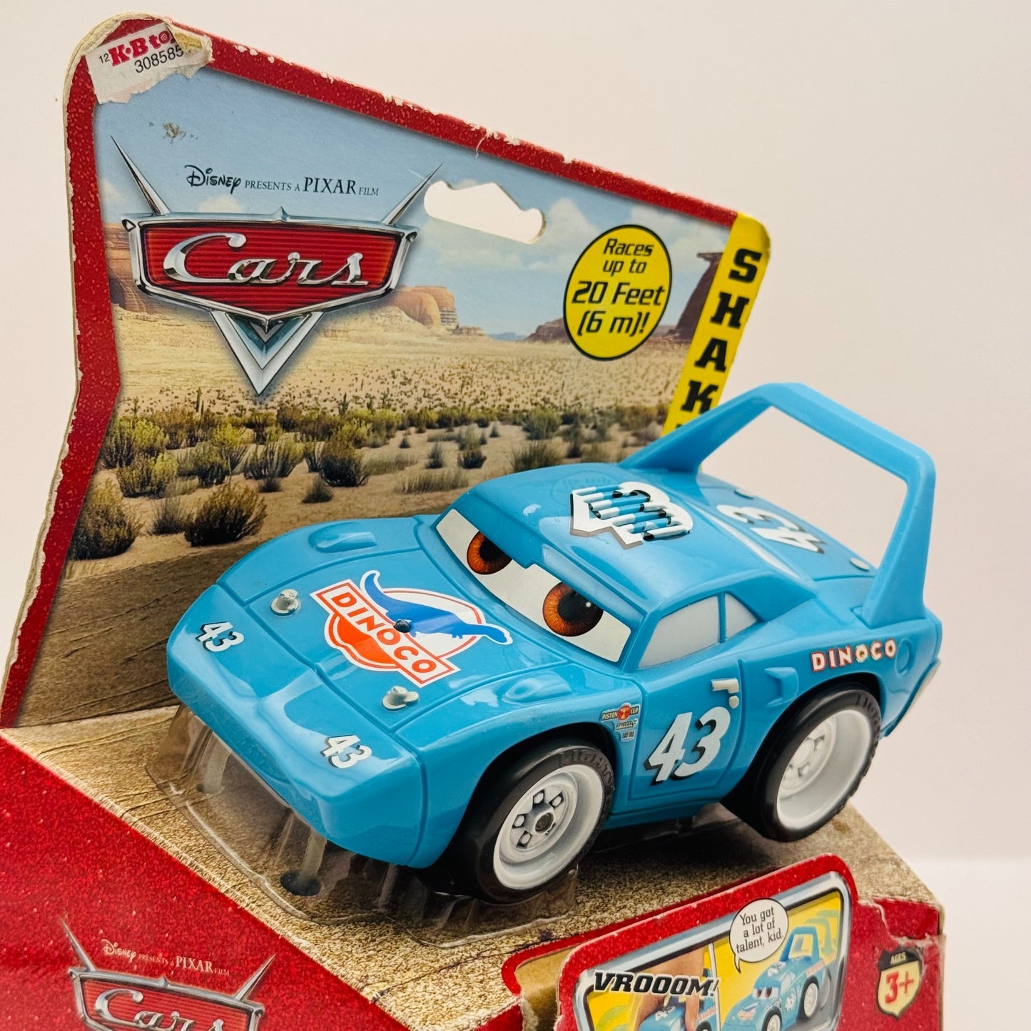Disney Pixar Cars - SHAKE N GO - THE KING - Fisher Price 2006