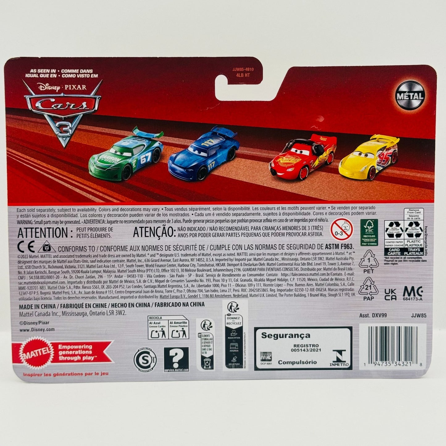 Disney Pixar Cars - HEADSET CREW CHIEF MCQUEEN Custom Expression - 1:55 Diecast