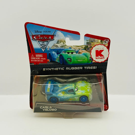 Disney Pixar Cars - CARLA VELOSO RUBBER TIRES Cars 2 2011 - 1:55 Diecast