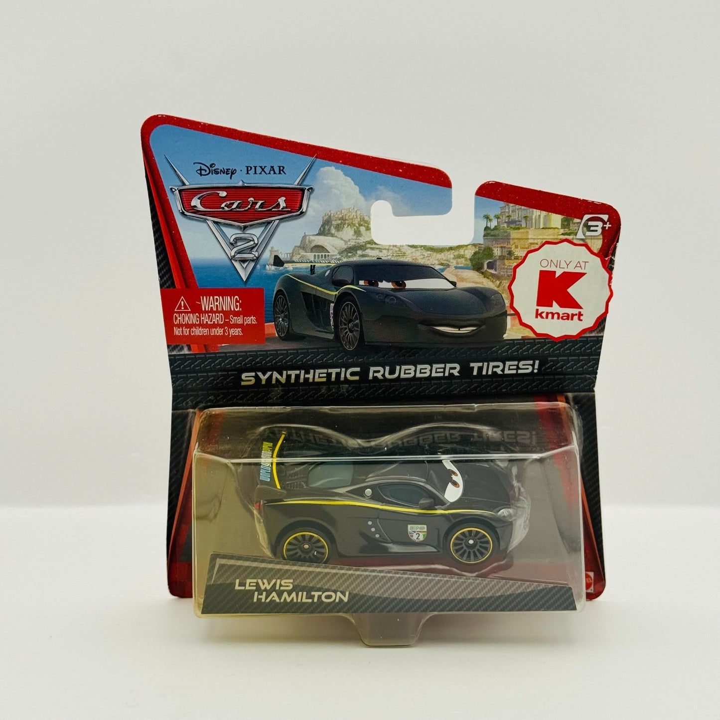 Disney Pixar Cars - LEWIS HAMILTON RUBBER TIRES Cars 2 2011 - 1:55 Diecast