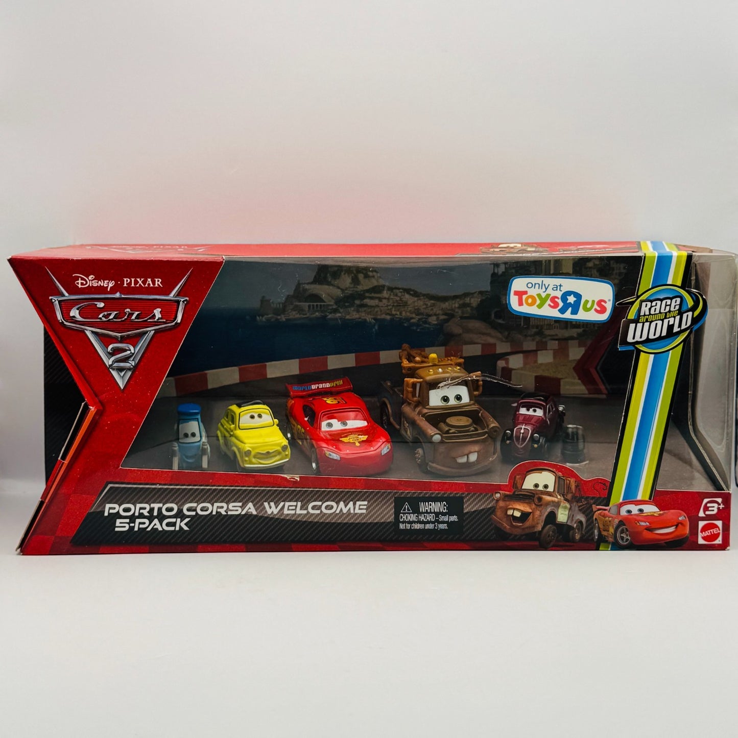 Disney Pixar Cars - PORTO CORSA WELCOME 5-PACK PARTY WHEELS Cars 2 1:55 Diecast