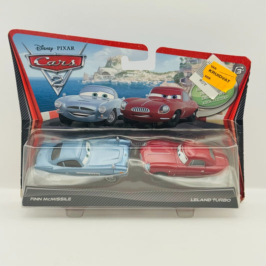 Disney Pixar Cars - FINN MCMISSILE & LELAND TURBO Cars 2 2011 - 1:55 Diecast