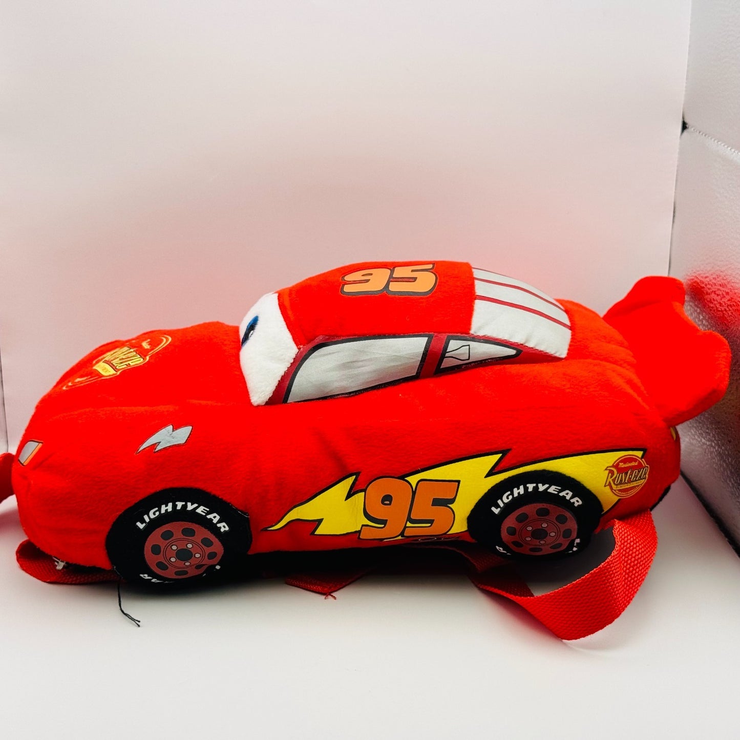 Disney Pixar Cars - LIGHTNING MCQUEEN BACKPACK PLUSH PILLOW 2010