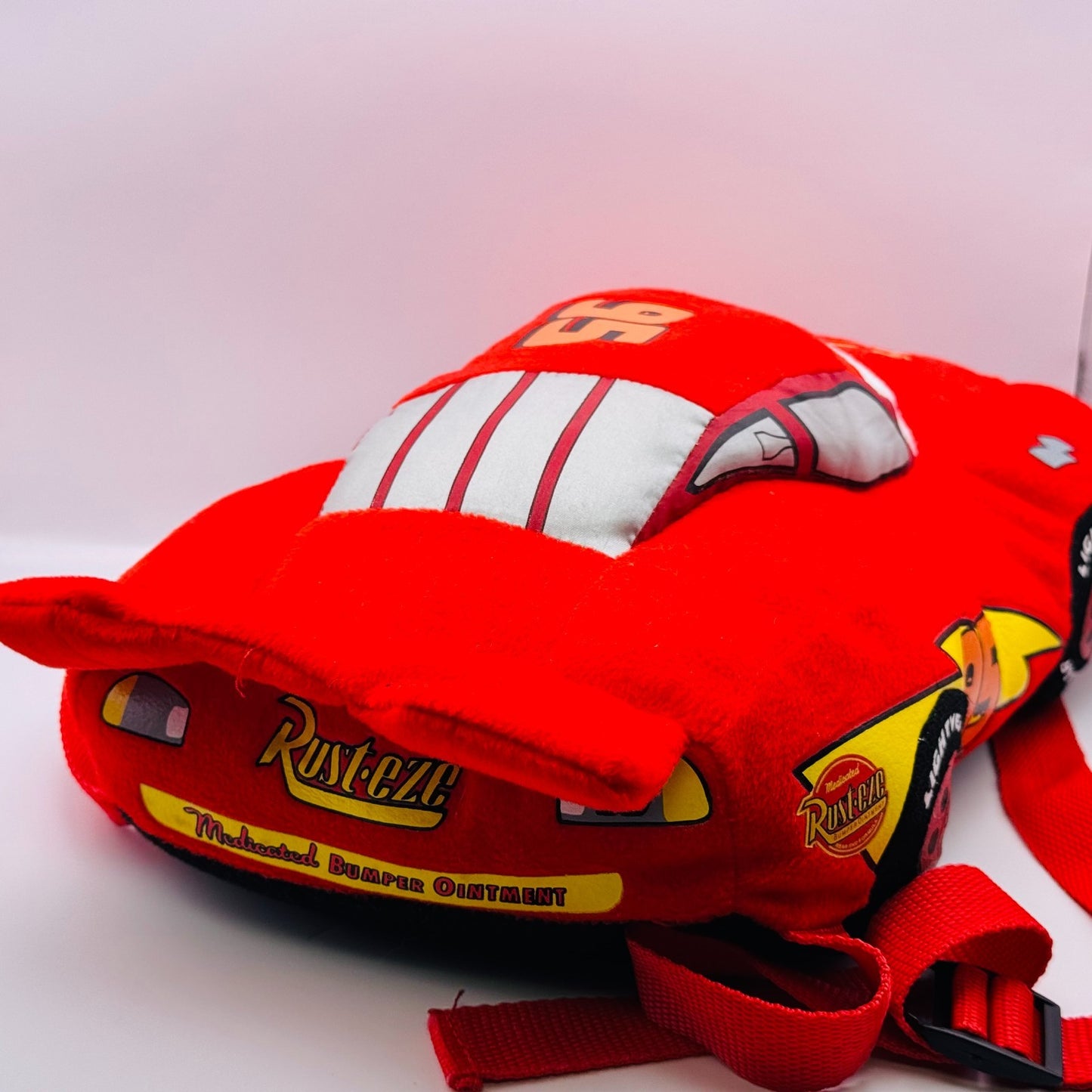 Disney Pixar Cars - LIGHTNING MCQUEEN BACKPACK PLUSH PILLOW 2010