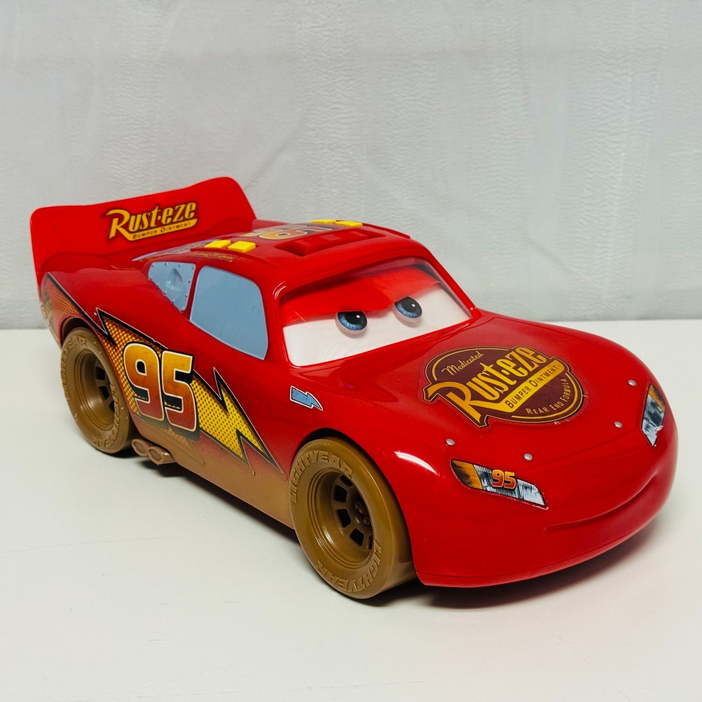 Disney Pixar Cars - LARGE 14" DIRT TRACK MCQUEEN *NON-WORKING* - 1:18 Scale