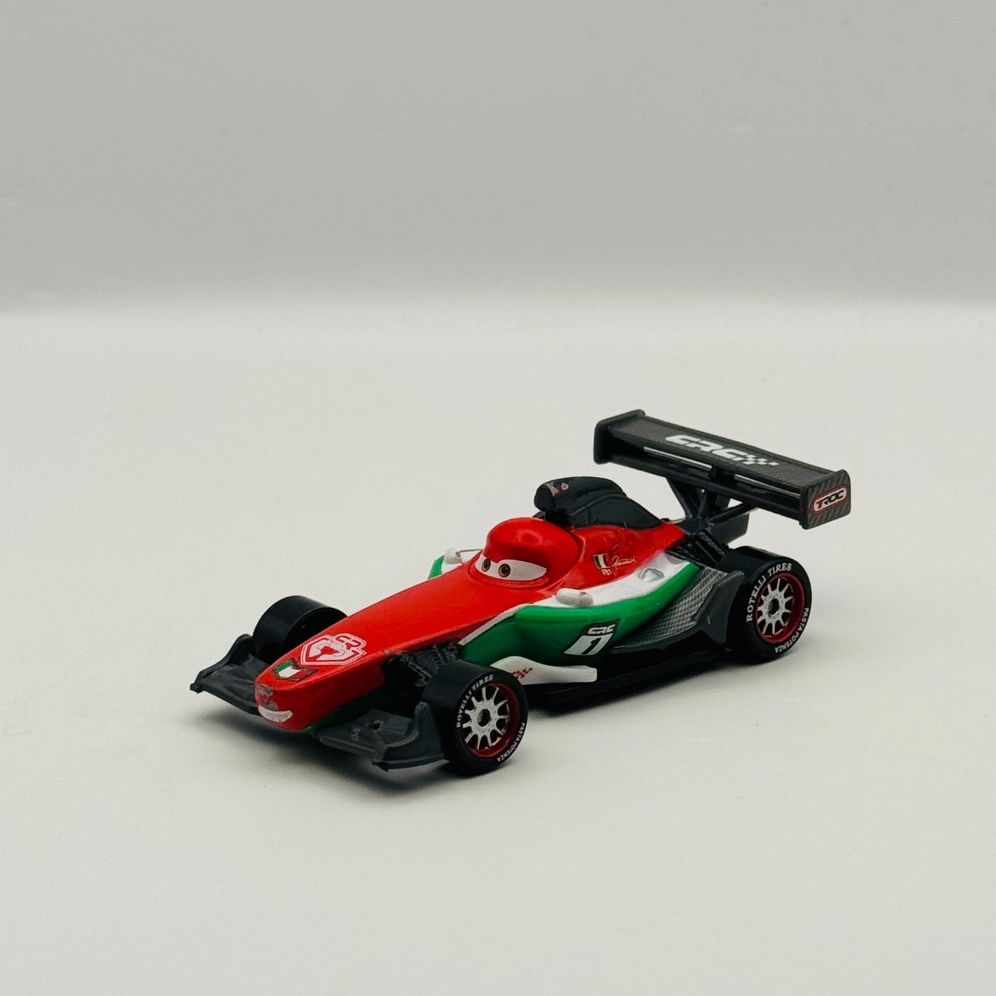 Disney Pixar Cars - CARBON RACERS FRANCESCO BERNOULLI TROC 2016 - 1:55 Diecast
