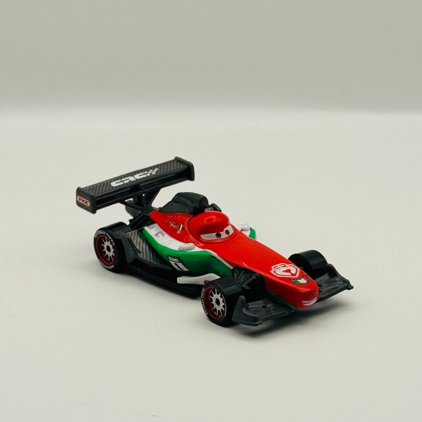 Disney Pixar Cars - CARBON RACERS FRANCESCO BERNOULLI TROC 2016 - 1:55 Diecast