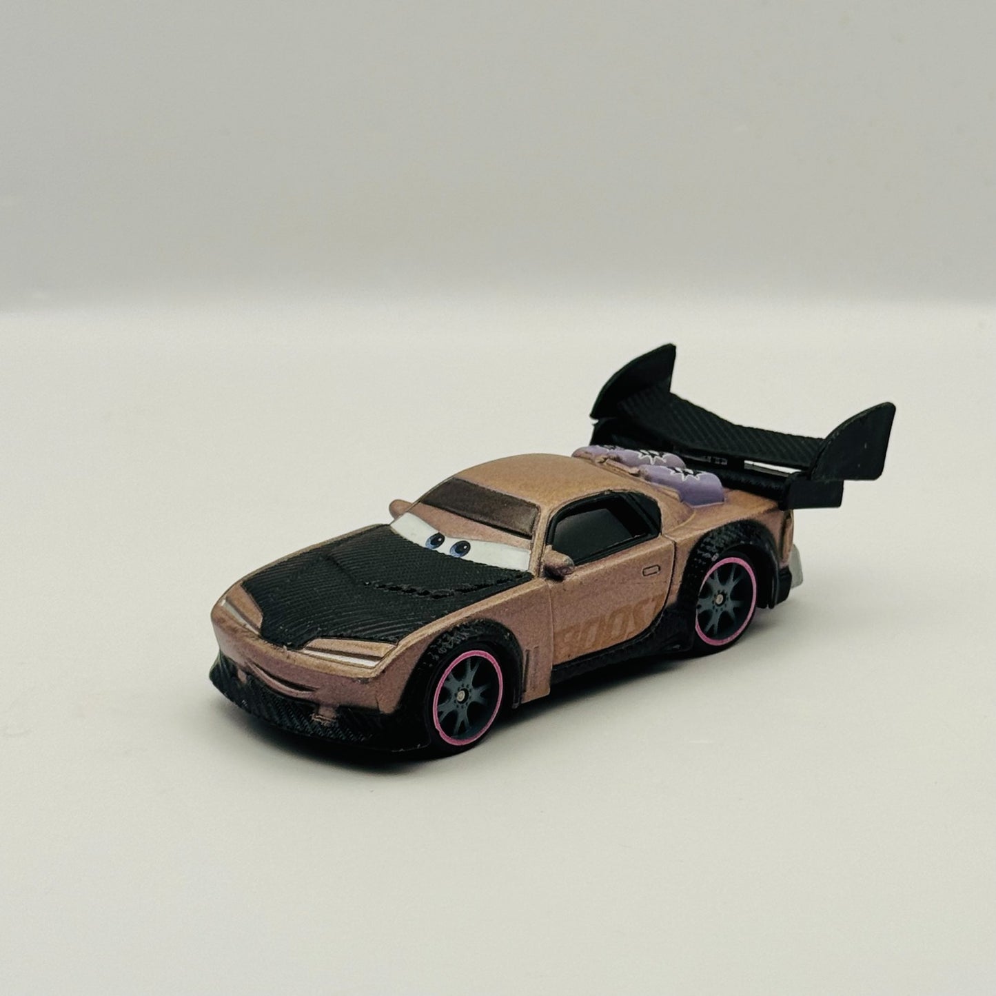 Disney Pixar Cars - BOOST Tuners *PINK RIMS* Final Lap 2010 - 1:55 Diecast