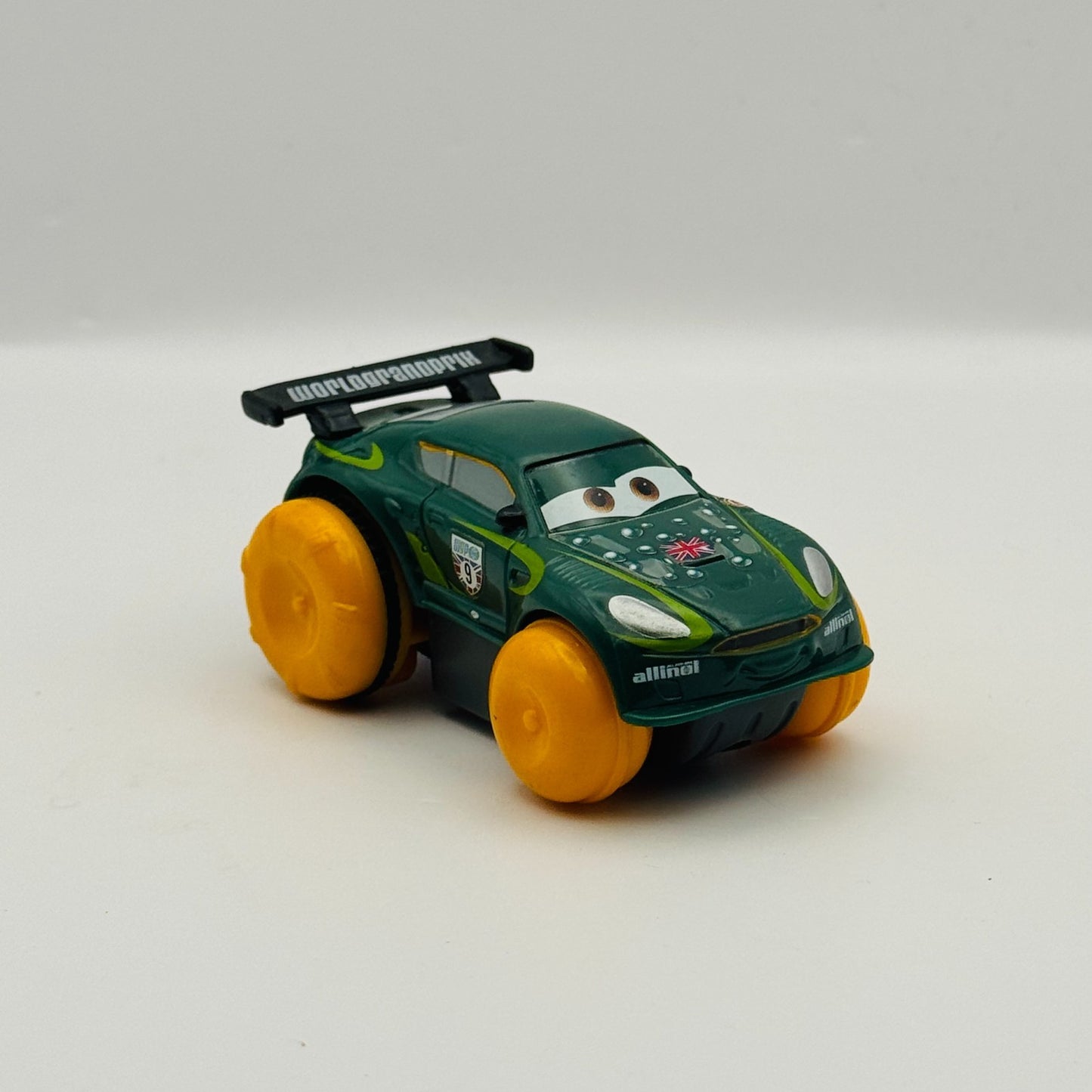 Disney Pixar Cars - HYDRO WHEELS NIGEL GEARSLEY ORANGE WHEELS 2015 - 1:55 Scale