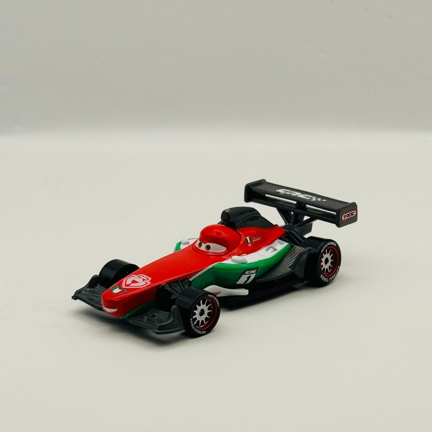 Disney Pixar Cars - CARBON RACERS FRANCESCO BERNOULLI TROC 2016 - 1:55 Diecast
