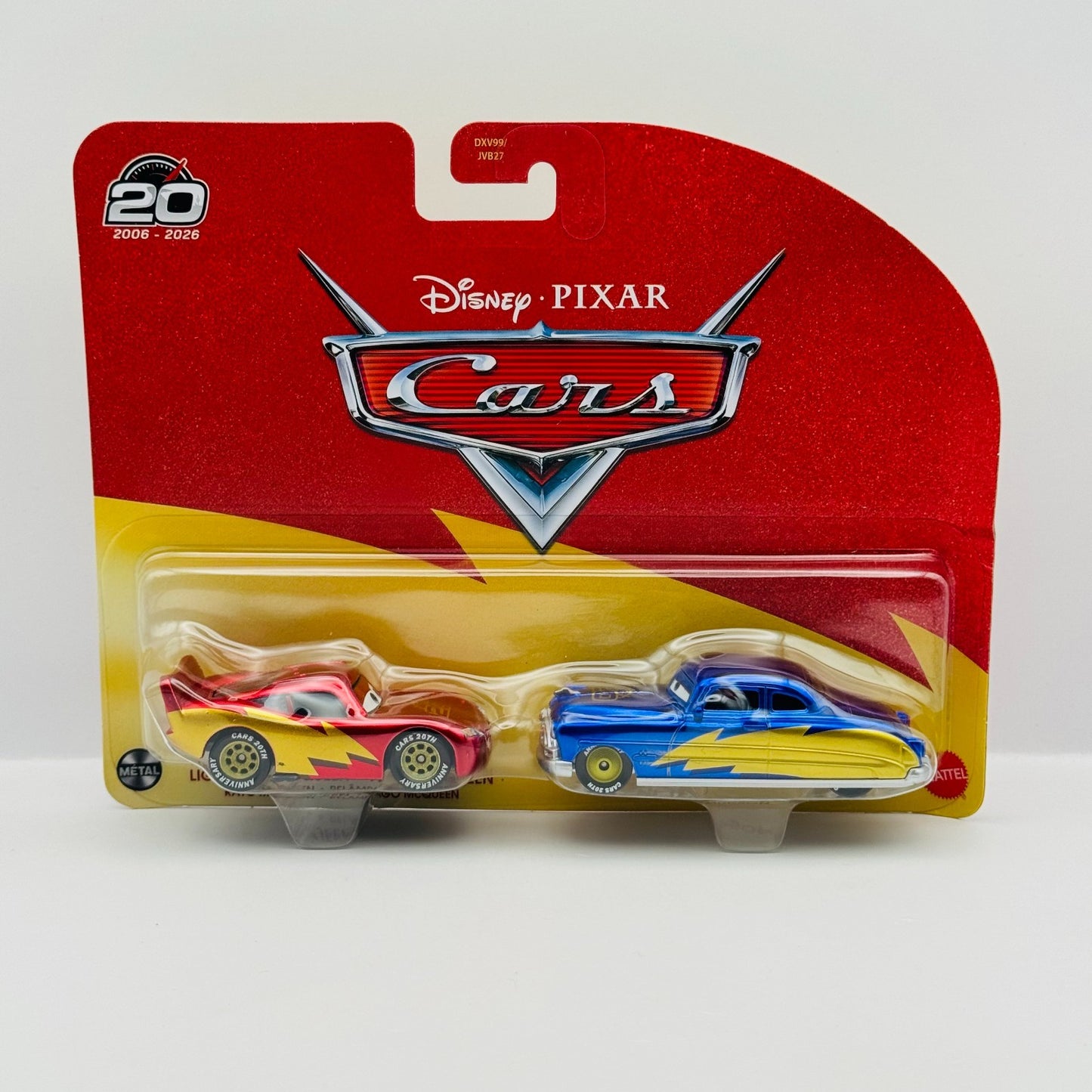 Disney Pixar Cars - 20TH ANNIVERSARY METALLIC MCQUEEN & DOC 2026 - 1:55 Diecast