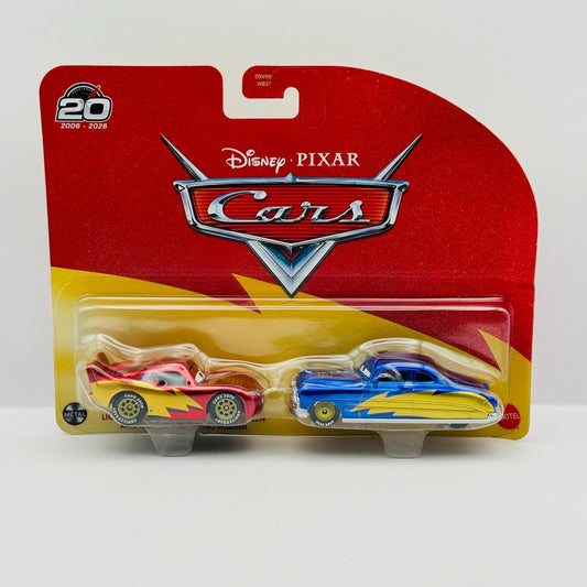 Disney Pixar Cars - 20TH ANNIVERSARY METALLIC MCQUEEN & DOC 2026 - 1:55 Diecast