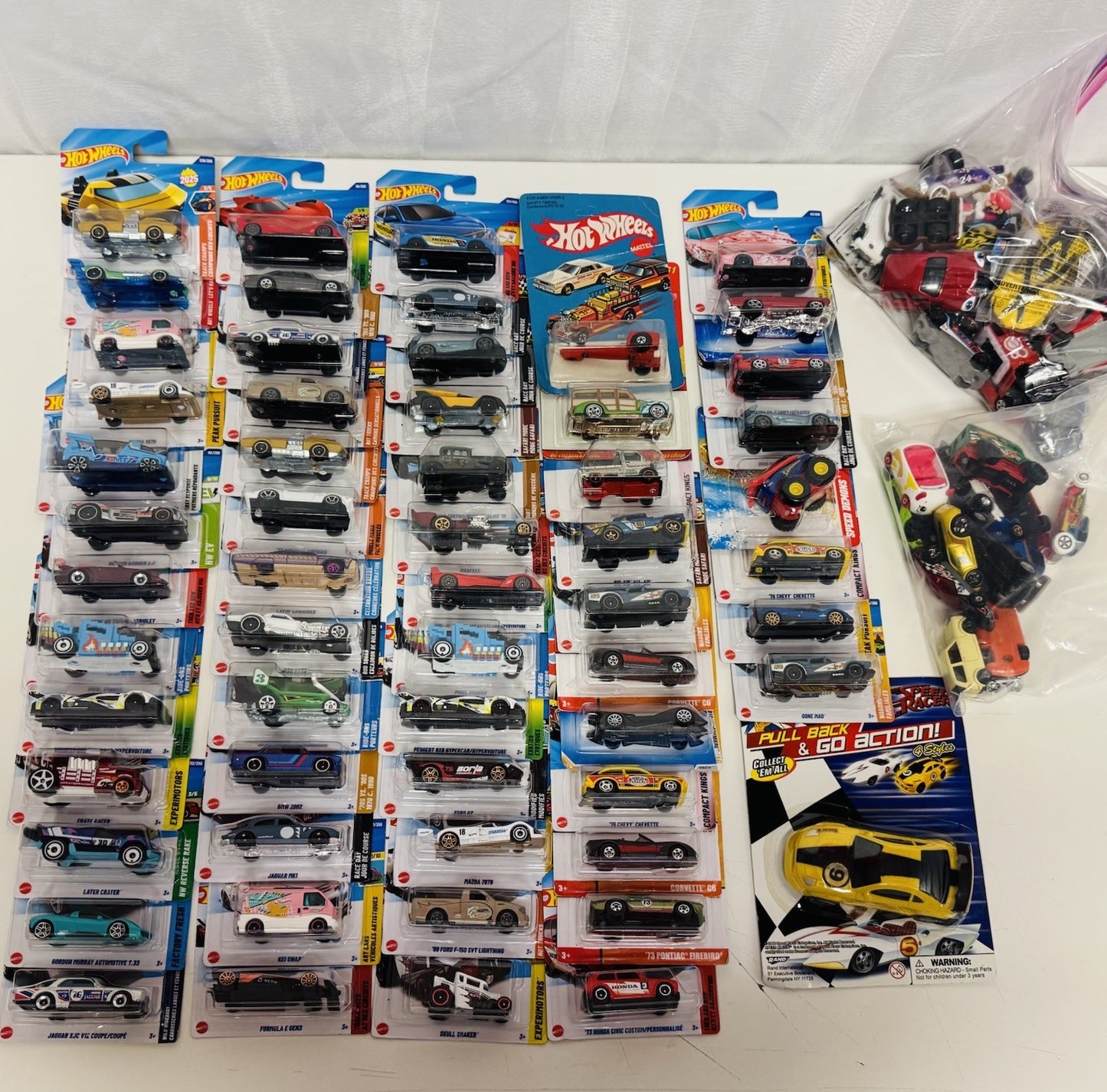 Hot Wheels - Lot Of 58 Sealed Cars & 20+ Loose - 1:64 Diecast