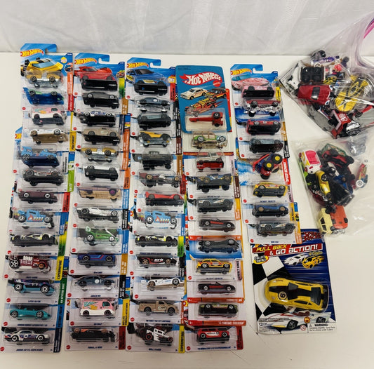 Hot Wheels - Lot Of 58 Sealed Cars & 20+ Loose - 1:64 Diecast