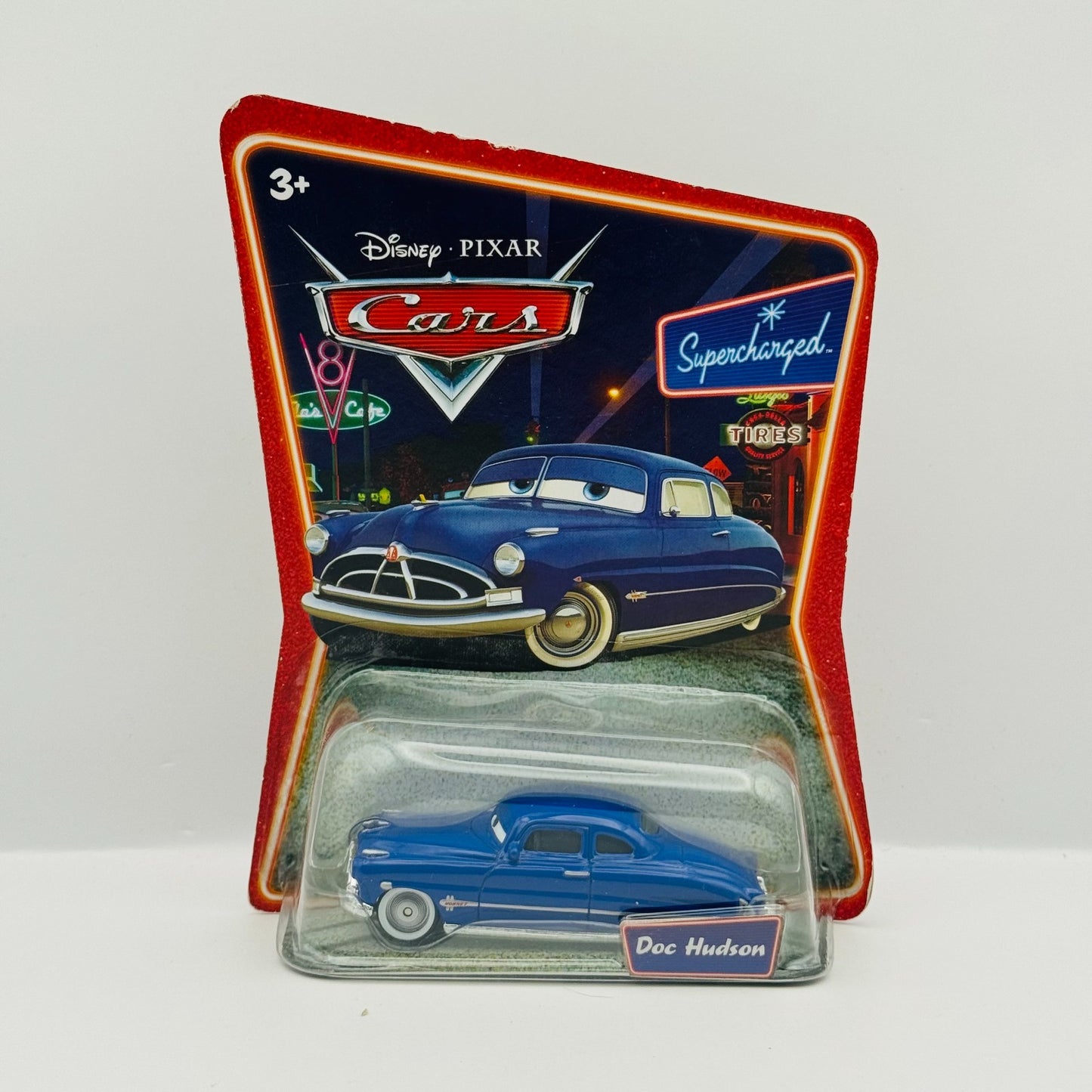 Disney Pixar Cars - DOC HUDSON Supercharged 2007 - 1:55 Diecast